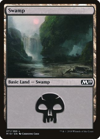 Swamp (271) [Core Set 2019] | The Time Vault CA