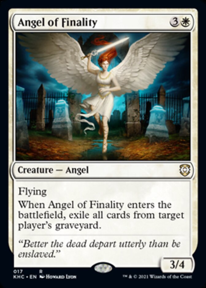 Angel of Finality [Kaldheim Commander] | The Time Vault CA