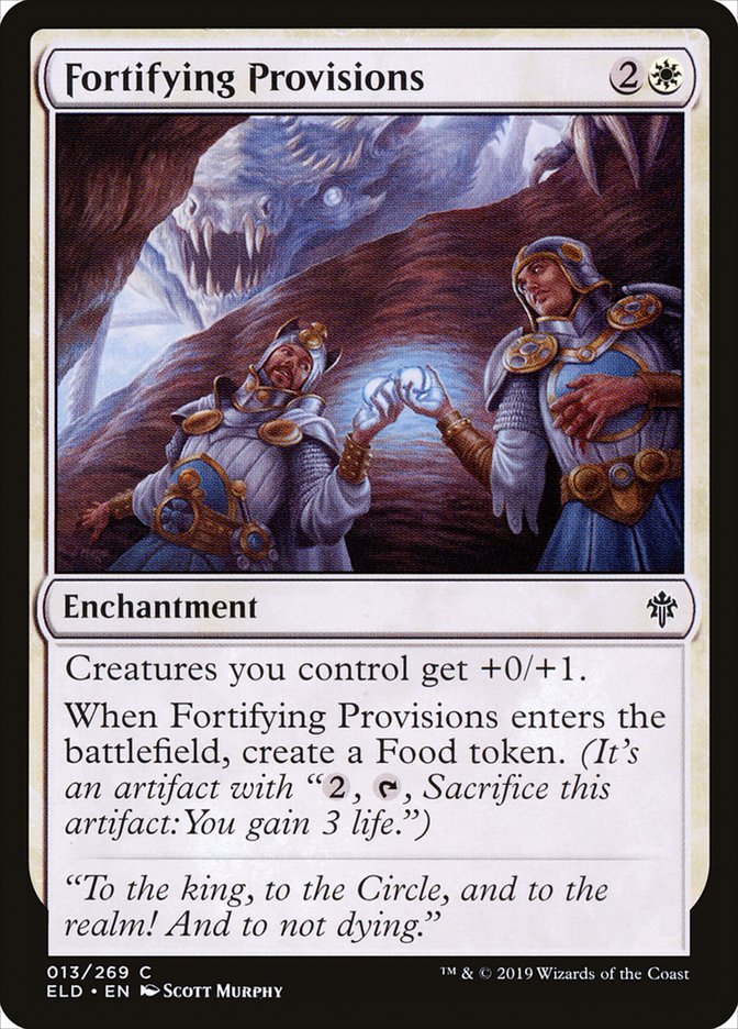 Fortifying Provisions [Throne of Eldraine] | The Time Vault CA