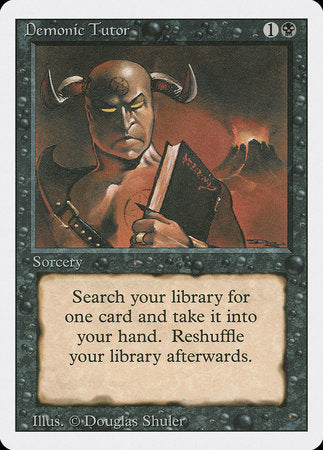 Demonic Tutor [Revised Edition] | The Time Vault CA