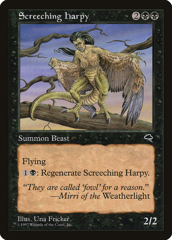 Screeching Harpy [Tempest] | The Time Vault CA