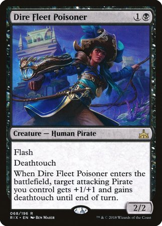Dire Fleet Poisoner [Rivals of Ixalan] | The Time Vault CA