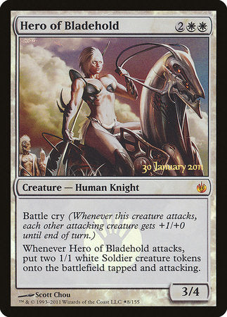 Hero of Bladehold [Mirrodin Besieged Promos] | The Time Vault CA