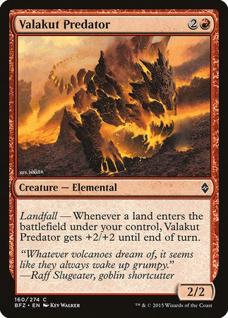 Valakut Predator [Battle for Zendikar] | The Time Vault CA