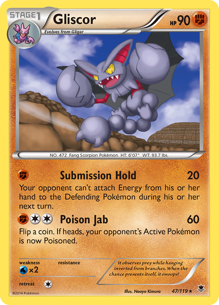 Gliscor (47/119) [XY: Phantom Forces] | The Time Vault CA