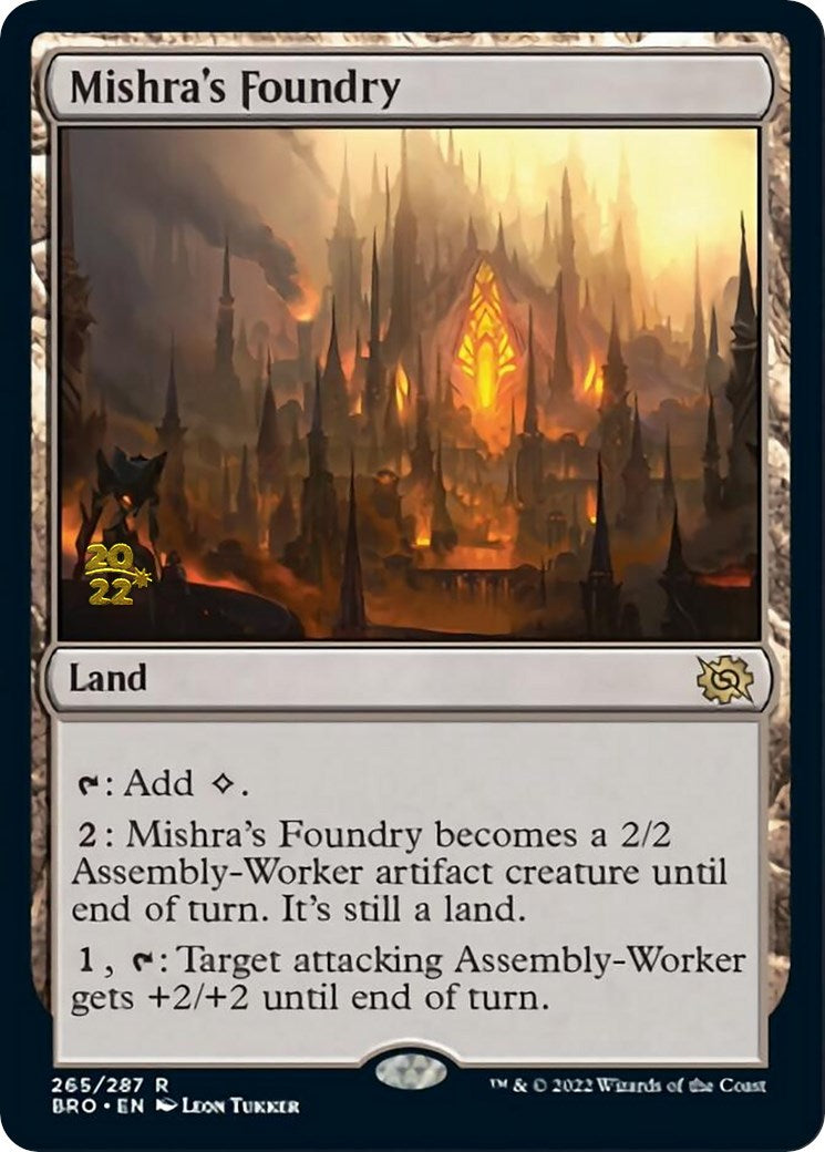 Mishra's Foundry [The Brothers' War: Prerelease Promos] | The Time Vault CA