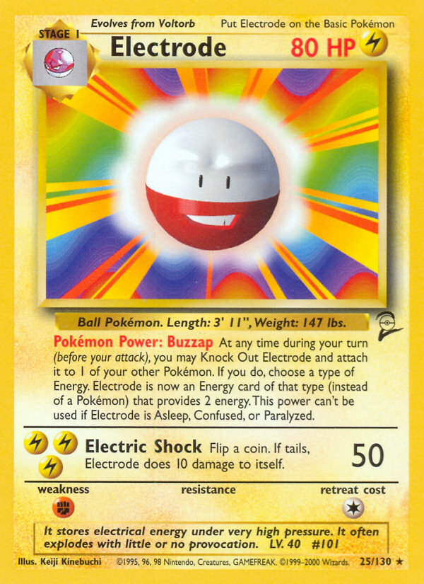 Electrode (25/130) [Base Set 2] | The Time Vault CA