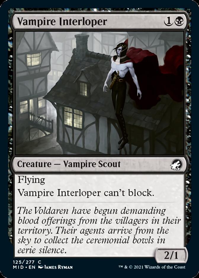 Vampire Interloper [Innistrad: Midnight Hunt] | The Time Vault CA