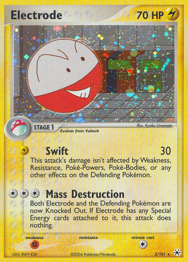 Electrode (5/101) [EX: Hidden Legends] | The Time Vault CA