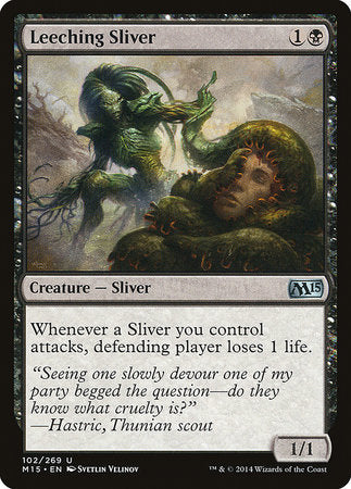 Leeching Sliver [Magic 2015] | The Time Vault CA