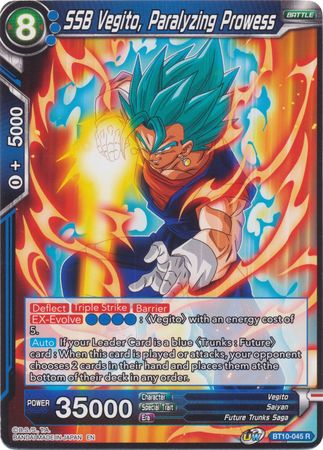 SSB Vegito, Paralyzing Prowess (BT10-045) [Rise of the Unison Warrior 2nd Edition] | The Time Vault CA