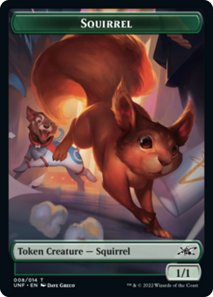 Squirrel // Food (010) Double-sided Token [Unfinity Tokens] | The Time Vault CA