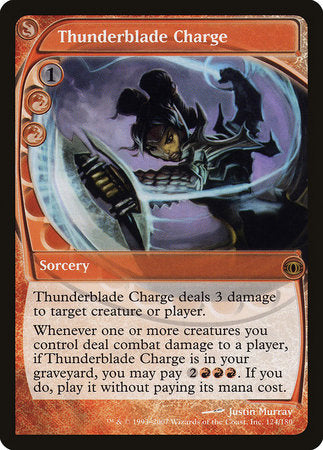 Thunderblade Charge [Future Sight] | The Time Vault CA