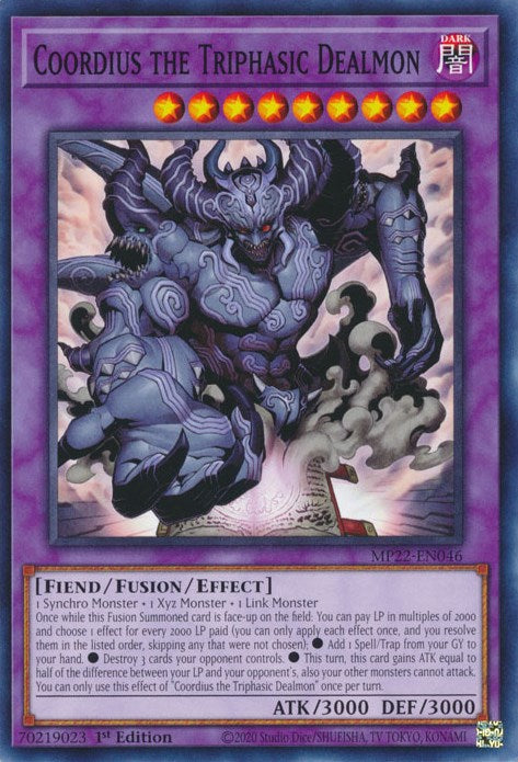 Coordius the Triphasic Dealmon [MP22-EN046] Common | The Time Vault CA