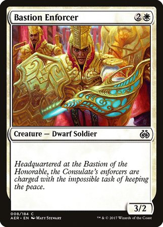 Bastion Enforcer [Aether Revolt] | The Time Vault CA