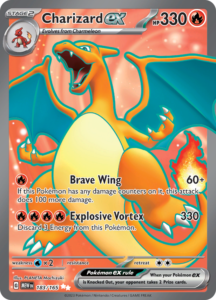 Charizard ex (183/165) [Scarlet & Violet: 151] | The Time Vault CA