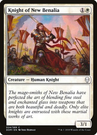 Knight of New Benalia [Dominaria] | The Time Vault CA