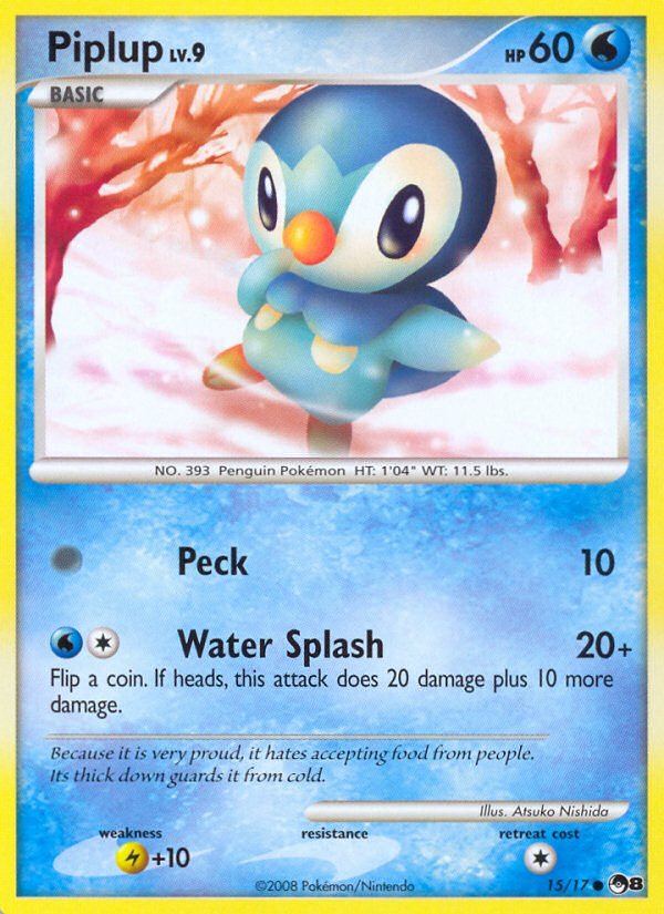 Piplup (15/17) [POP Series 8] | The Time Vault CA