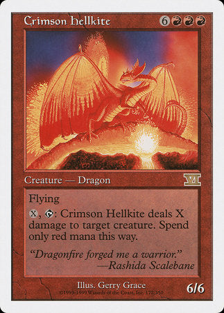 Crimson Hellkite [Classic Sixth Edition] | The Time Vault CA