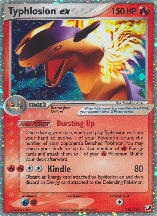 Typhlosion ex (110/115) [EX: Unseen Forces] | The Time Vault CA