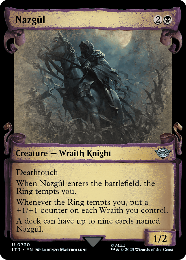 Nazgul (0730) [The Lord of the Rings: Tales of Middle-Earth Showcase Scrolls] | The Time Vault CA