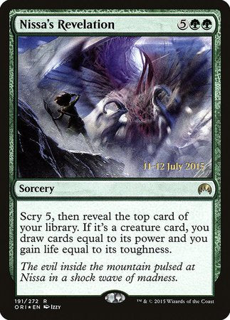 Nissa's Revelation [Magic Origins Promos] | The Time Vault CA