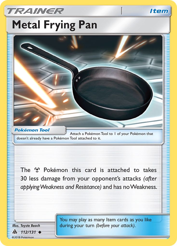 Metal Frying Pan (112/131) [Sun & Moon: Forbidden Light] | The Time Vault CA