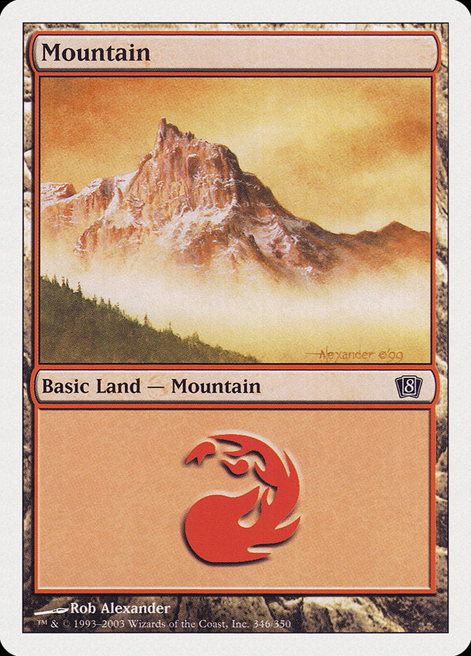 Mountain (346) [Eighth Edition] | The Time Vault CA