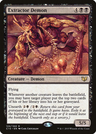 Extractor Demon [Commander 2015] | The Time Vault CA
