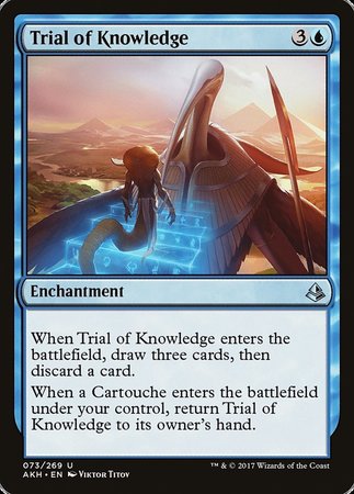 Trial of Knowledge [Amonkhet] | The Time Vault CA