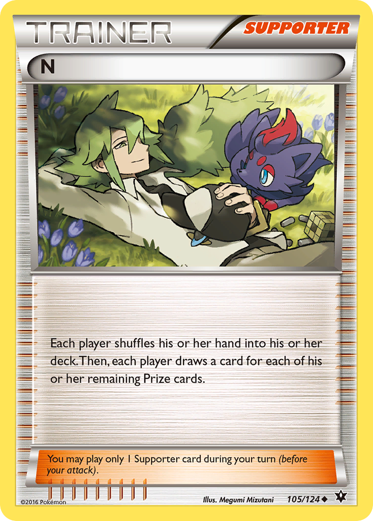 N (105/124) [XY: Fates Collide] | The Time Vault CA