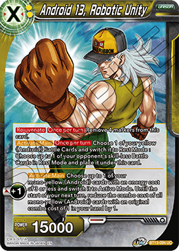 Android 13, Robotic Unity (Uncommon) [BT13-094] | The Time Vault CA