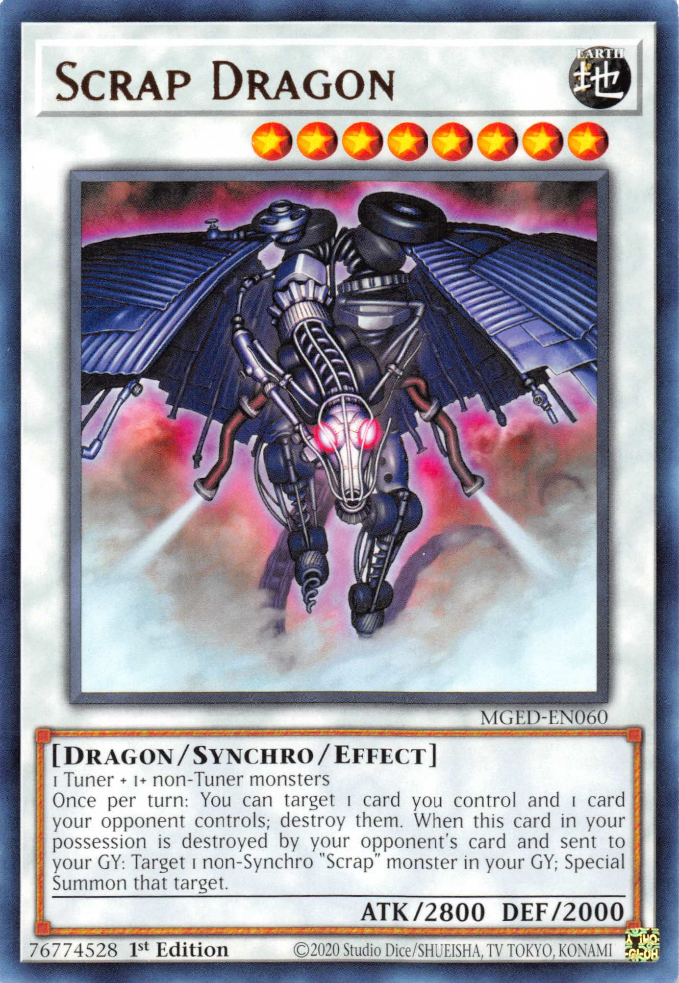 Scrap Dragon [MGED-EN060] Rare | The Time Vault CA