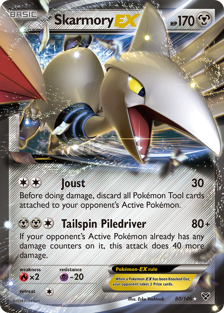 Skarmory EX (80/146) [XY: Base Set] | The Time Vault CA