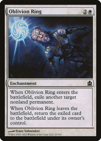 Oblivion Ring [Commander 2011] | The Time Vault CA