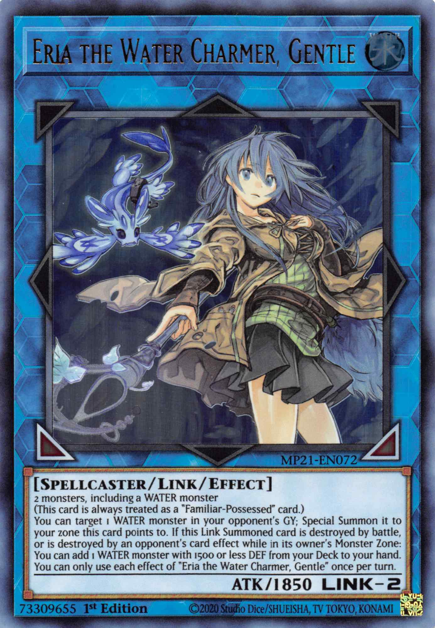 Eria the Water Charmer, Gentle [MP21-EN072] Ultra Rare | The Time Vault CA