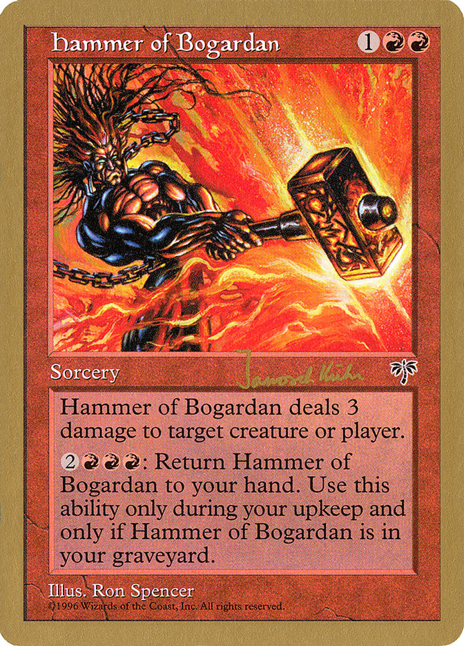 Hammer of Bogardan (Janosch Kuhn) [World Championship Decks 1997] | The Time Vault CA