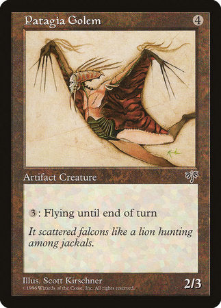 Patagia Golem [Mirage] | The Time Vault CA