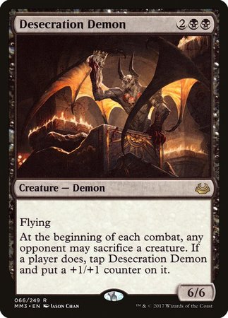 Desecration Demon [Modern Masters 2017] | The Time Vault CA