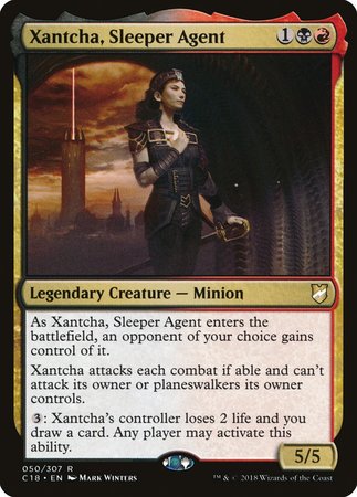 Xantcha, Sleeper Agent [Commander 2018] | The Time Vault CA