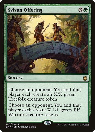 Sylvan Offering [Commander Anthology] | The Time Vault CA