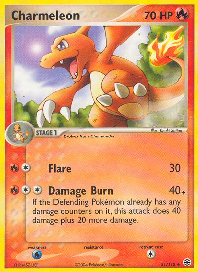 Charmeleon (31/112) [EX: FireRed & LeafGreen] | The Time Vault CA