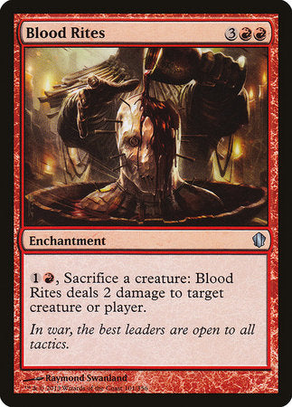 Blood Rites [Commander 2013] | The Time Vault CA