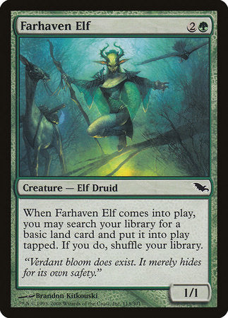 Farhaven Elf [Shadowmoor] | The Time Vault CA