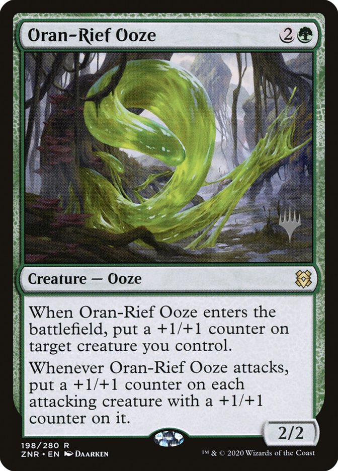 Oran-Rief Ooze (Promo Pack) [Zendikar Rising Promos] | The Time Vault CA