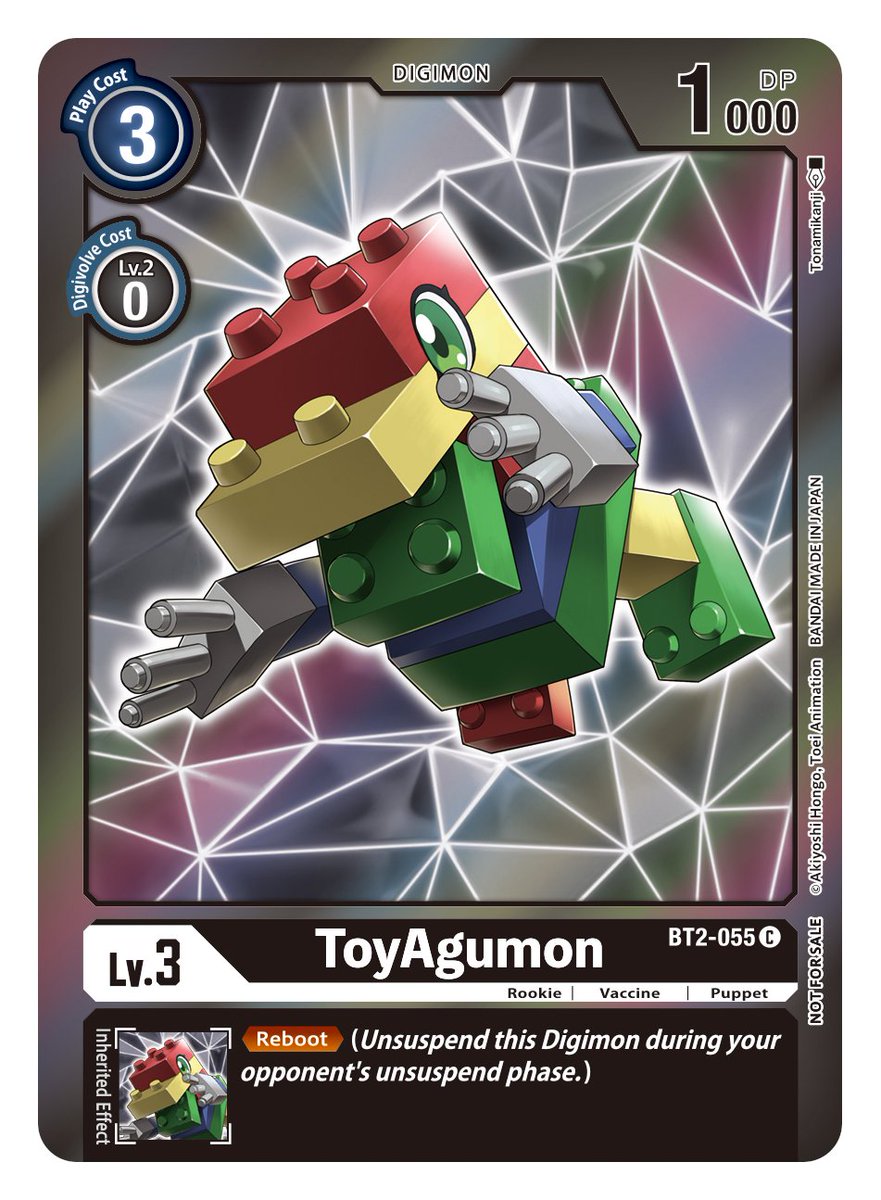 ToyAgumon [BT2-055] (Event Pack 2) [Release Special Booster Ver.1.0] | The Time Vault CA