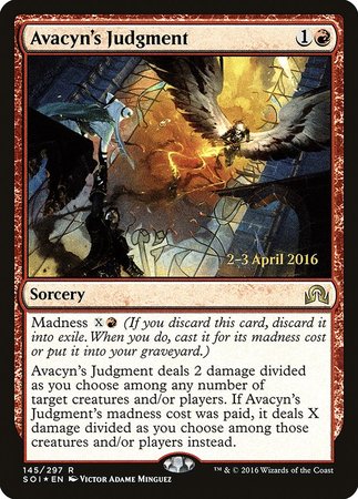 Avacyn's Judgment [Shadows over Innistrad Promos] | The Time Vault CA