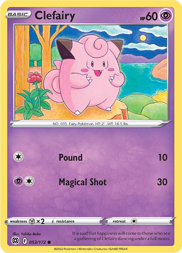 Clefairy (053/172) [Sword & Shield: Brilliant Stars] | The Time Vault CA