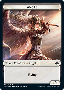 Zombie // Angel Double-Sided Token [Game Night: Free-for-All Tokens] | The Time Vault CA