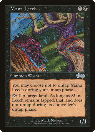 Mana Leech [Urza's Saga] | The Time Vault CA